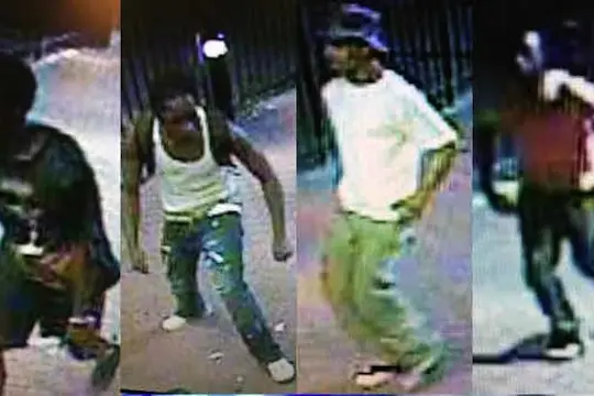 A composite image of the suspects
